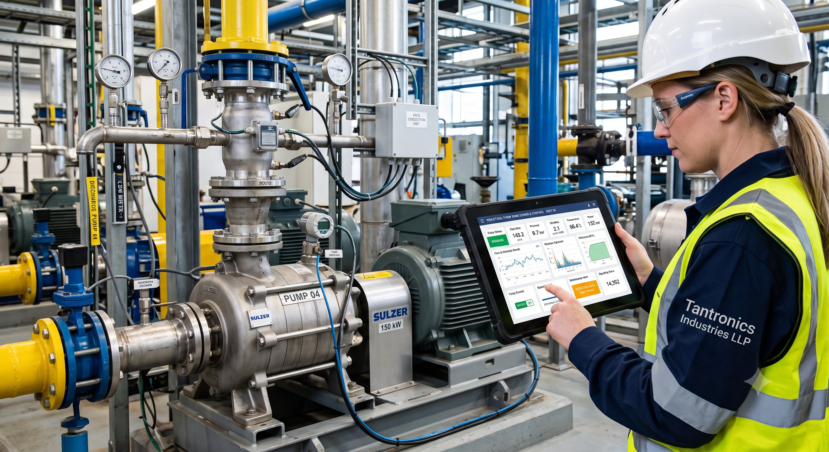 Industrial Pump Monitoring and Control